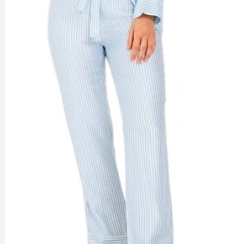 COPY - Striped Blue Pajama Pants